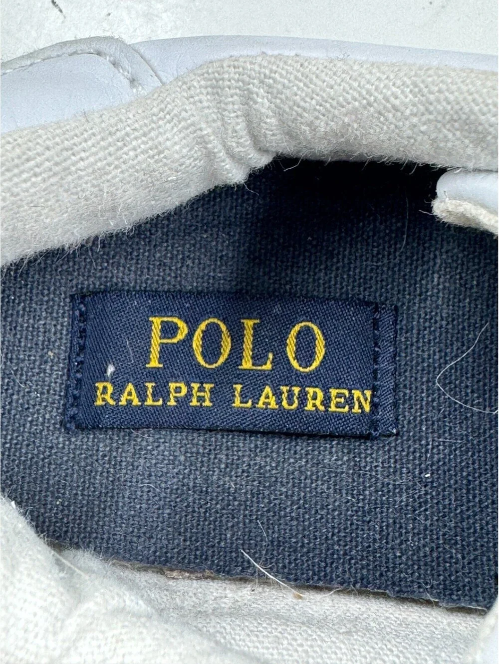 Polo Ralph Lauren Toddler Sneakers Sz 10 White Round Toe Athletic Casual Shoes